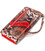 Лакированное портмоне клатч из натуральной кожи с тиснением под змею CANPELLINI 21541 Разноцветное картинка, изображение, фото