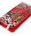 Лакированное портмоне клатч из натуральной кожи с тиснением под змею CANPELLINI 21541 Разноцветное картинка, изображение, фото