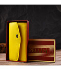 Яркое женское портмоне из натуральной кожи флотар CANPELLINI 21697 Желтое картинка, изображение, фото