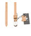 Ремінь жіночий тонкий Grande Pelle 1452040033 у світло-коричневому кольорі. картинка, изображение, фото