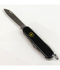Складной нож Victorinox SPARTAN MAT черный матовый лак с желт.лого 1.3603.3.M0008p картинка, изображение, фото