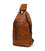 Чоловічий рюкзак слінг шкіряний коньяк TARWA GB-0116-3md картинка, зображення, фото