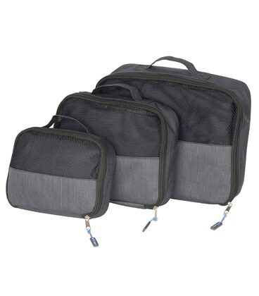 Набір органайзерів дорожніх Bo-Camp Travel Pack Cube 3 pc Anthracite (7504370) картинка, зображення, фото