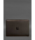 Шкіряний чохол для MacBook 15-16 Темно-коричневий картинка, зображення, фото