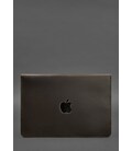 Шкіряний чохол-конверт на магнітах для MacBook Air / Pro 13 '' Темно-коричневий Crazy Horse картинка, зображення, фото