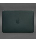 Чохол із натуральної шкіри для MacBook 13 дюйм Зелений краст картинка, зображення, фото