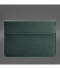 Шкіряний чохол-конверт на магнітах для MacBook 14 Зелений Crazy Horse картинка, зображення, фото