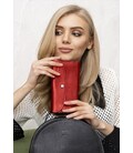 Кожаный кошелек Smart Wallet красный краст картинка, изображение, фото