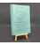 Шкіряна обкладинка на ветеринарний паспорт бірюзова картинка, зображення, фото
