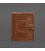 Шкіряна обкладинка-портмоне на паспорт з гербом України 25.1 Світло-коричнева картинка, зображення, фото