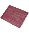 Практичный кард-кейс из натуральной кожи ST Leather 22446 Бордовый картинка, изображение, фото