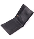 Стильный мужской кошелек из натуральной кожи ST Leather 22457 Черный картинка, изображение, фото